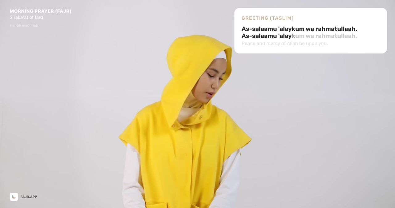 Salam — Left posture