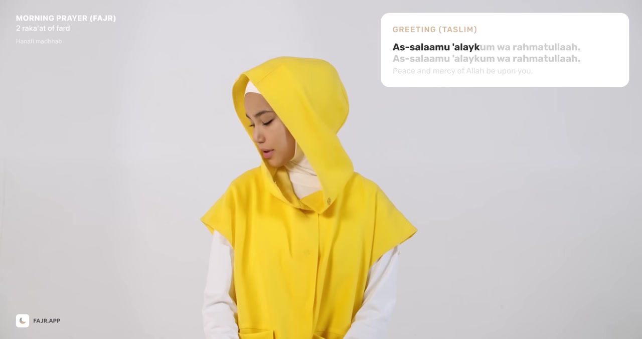 Salam — Right posture