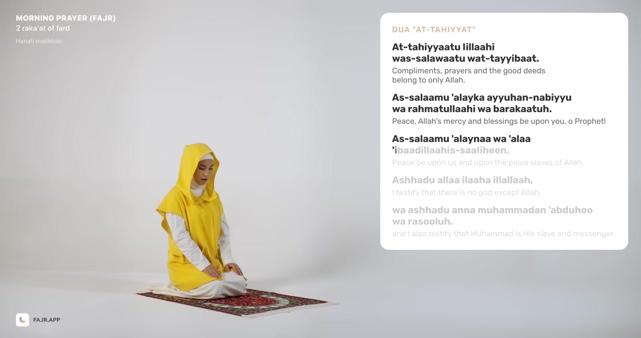 Tashahhud (Final Sitting) posture